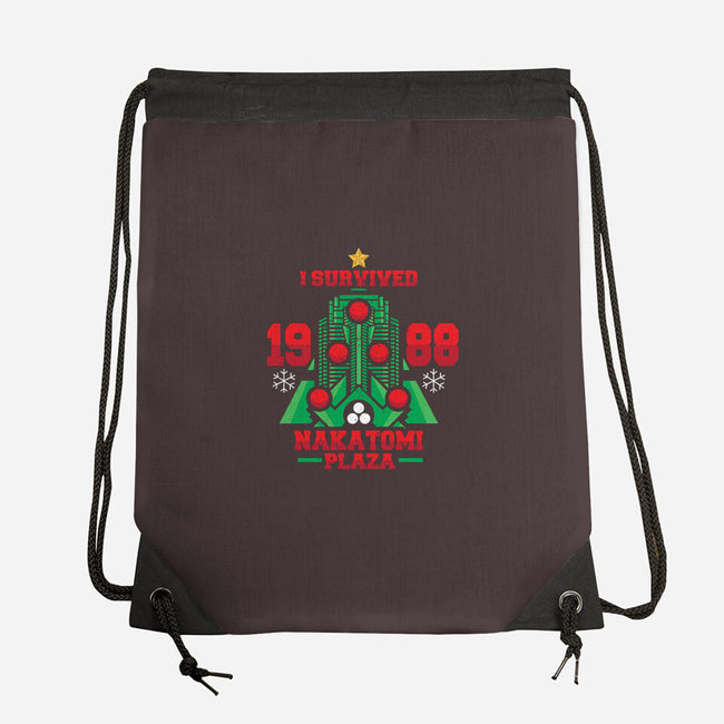 I Survived the Plaza-none drawstring bag-jrberger