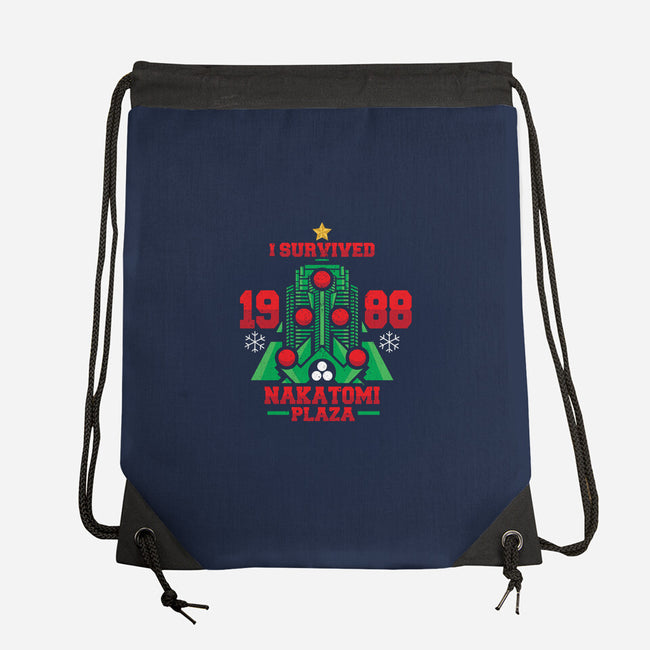 I Survived the Plaza-none drawstring bag-jrberger