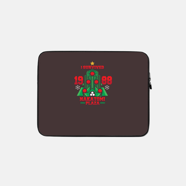 I Survived the Plaza-none zippered laptop sleeve-jrberger