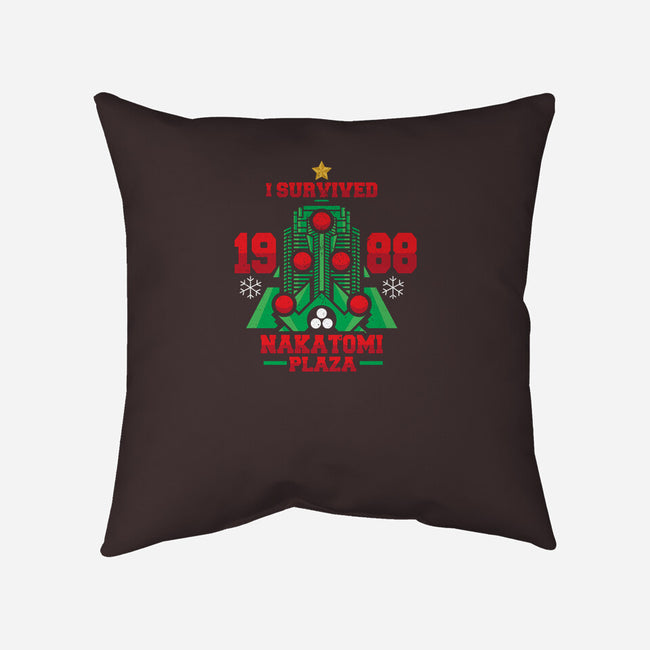 I Survived the Plaza-none removable cover w insert throw pillow-jrberger