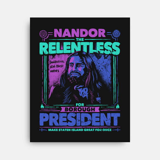 Nandor For Beep-none stretched canvas-teesgeex