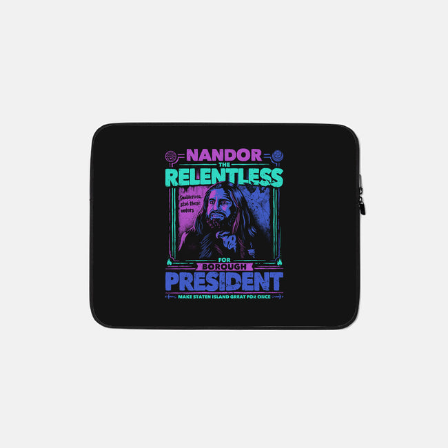 Nandor For Beep-none zippered laptop sleeve-teesgeex