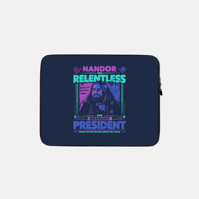 Nandor For Beep-none zippered laptop sleeve-teesgeex
