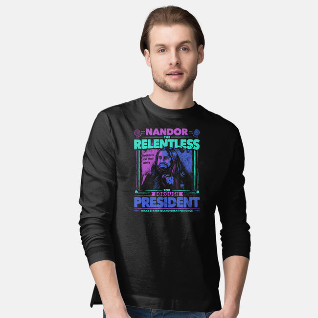 Nandor For Beep-mens long sleeved tee-teesgeex