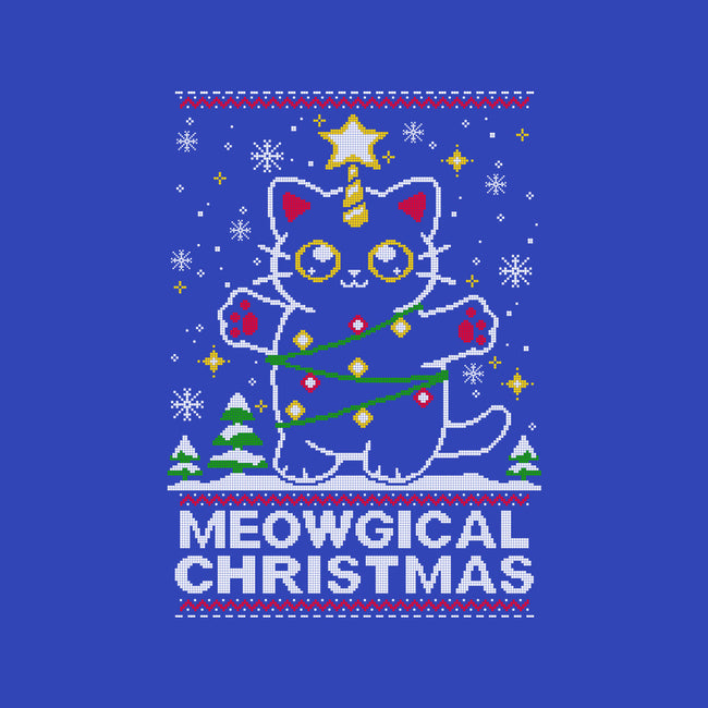 Meowgical Christmas-youth basic tee-NemiMakeit