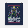 Meowgical Christmas-none matte poster-NemiMakeit