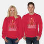 Meowgical Christmas-unisex crew neck sweatshirt-NemiMakeit
