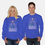 Meowgical Christmas-unisex crew neck sweatshirt-NemiMakeit