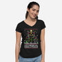 Meowgical Christmas-womens v-neck tee-NemiMakeit