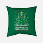 Meowgical Christmas-none removable cover w insert throw pillow-NemiMakeit