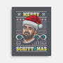 Merry Schittsmas-none stretched canvas-CoD Designs