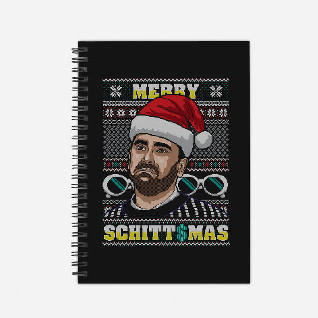 Merry Schittsmas-none dot grid notebook-CoD Designs