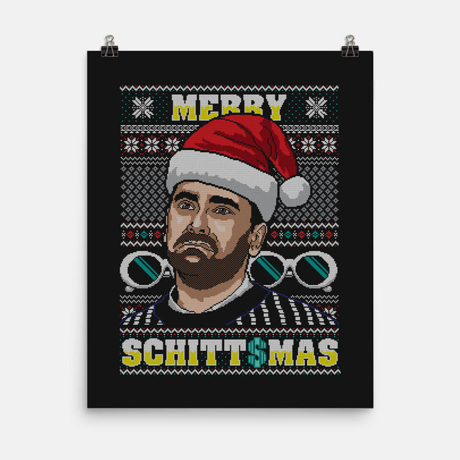 Merry Schittsmas-none matte poster-CoD Designs
