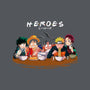 Heroes-none removable cover w insert throw pillow-Angel Rotten