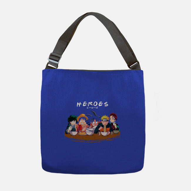 Heroes-none adjustable tote-Angel Rotten