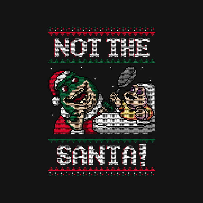 Not The Santa-unisex baseball tee-Raffiti