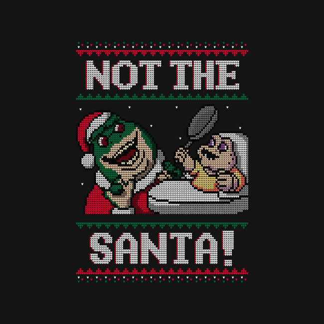 Not The Santa-womens basic tee-Raffiti