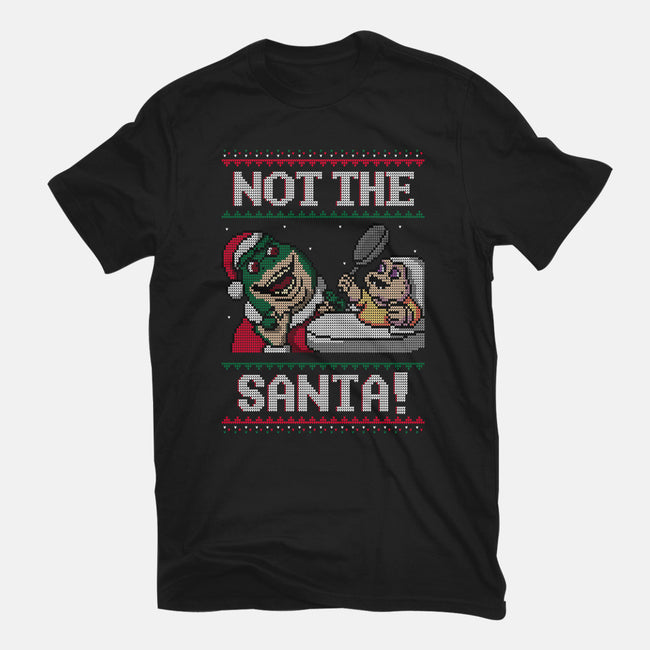 Not The Santa-womens basic tee-Raffiti