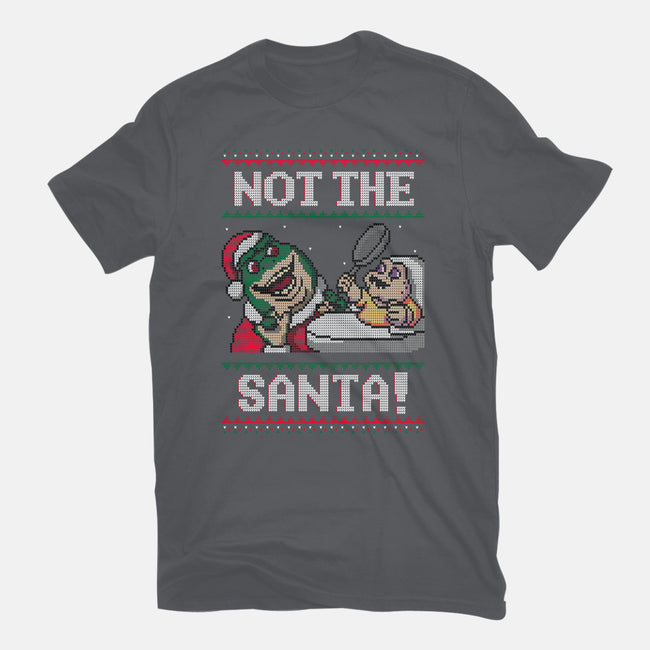 Not The Santa-womens basic tee-Raffiti