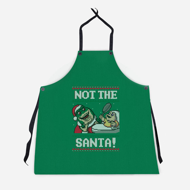 Not The Santa-unisex kitchen apron-Raffiti