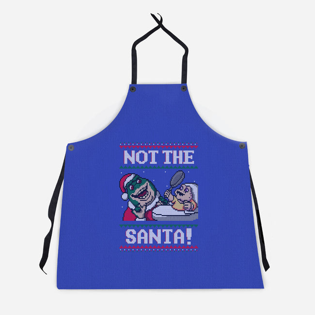 Not The Santa-unisex kitchen apron-Raffiti