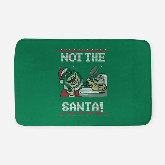 Not The Santa-none memory foam bath mat-Raffiti