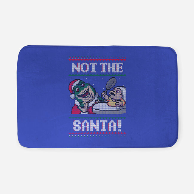 Not The Santa-none memory foam bath mat-Raffiti