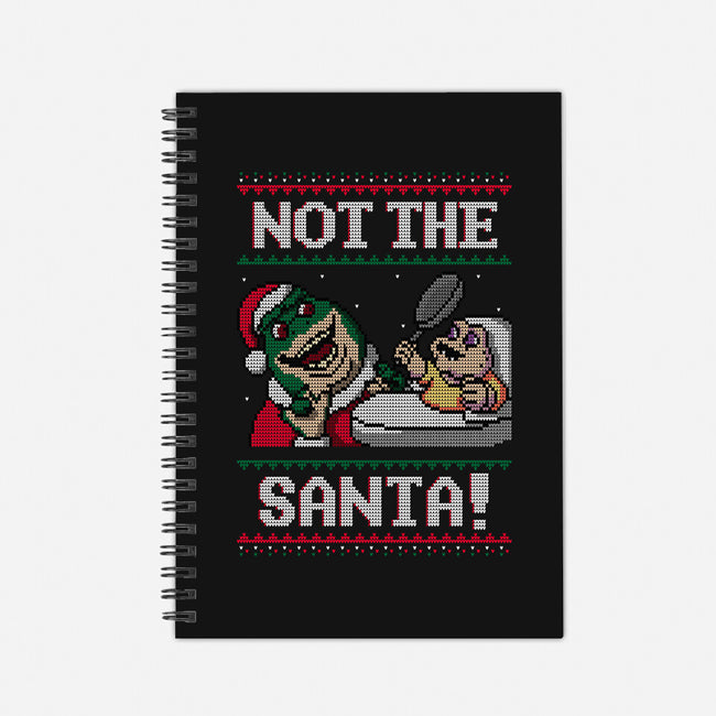 Not The Santa-none dot grid notebook-Raffiti