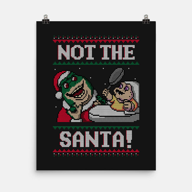 Not The Santa-none matte poster-Raffiti