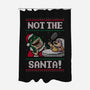 Not The Santa-none polyester shower curtain-Raffiti