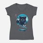 Furry Potter-womens v-neck tee-dandingeroz