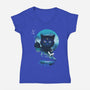 Furry Potter-womens v-neck tee-dandingeroz