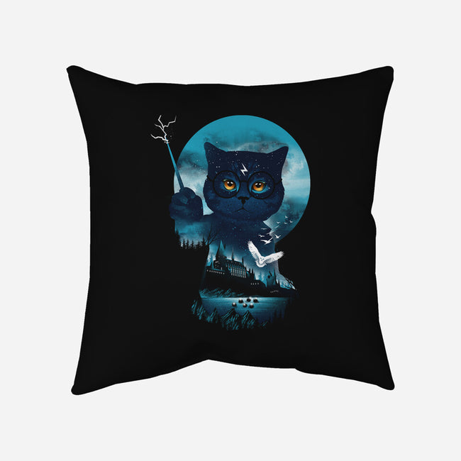 Furry Potter-none removable cover w insert throw pillow-dandingeroz