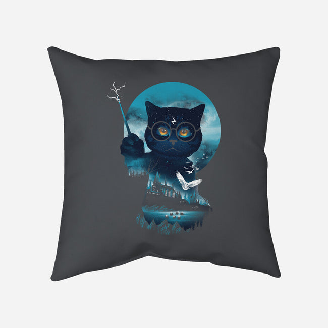 Furry Potter-none removable cover w insert throw pillow-dandingeroz