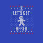 Lets Get Baked-womens fitted tee-Sdarko