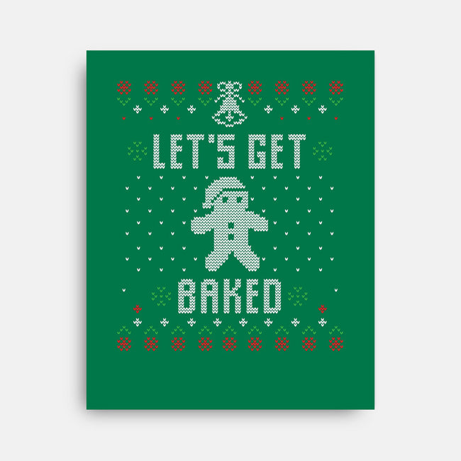 Lets Get Baked-none stretched canvas-Sdarko