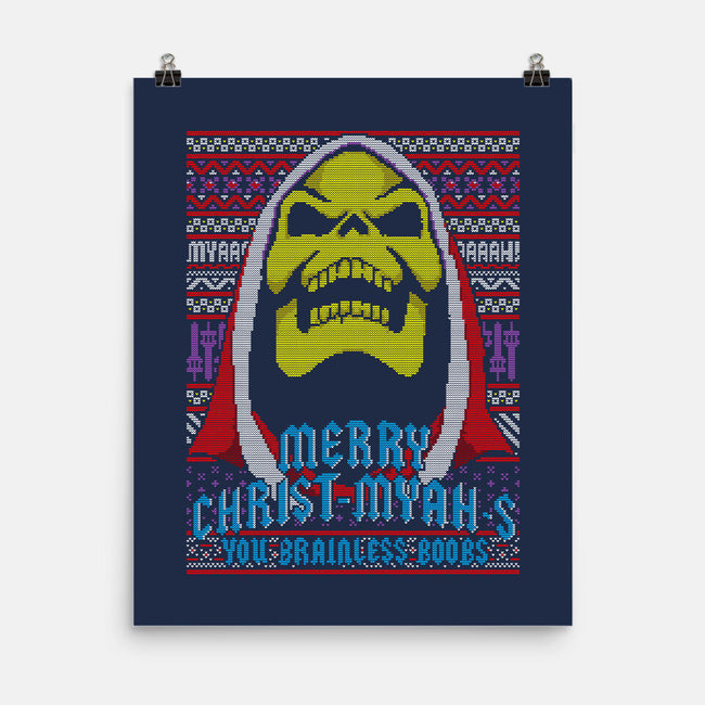 Merry Christ-Myah-s-none matte poster-boltfromtheblue