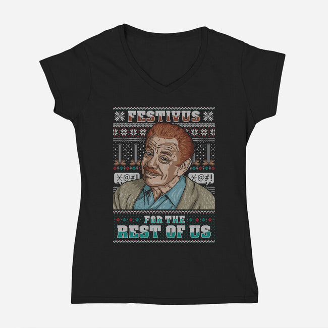 Airing Grievances-womens v-neck tee-CoD Designs