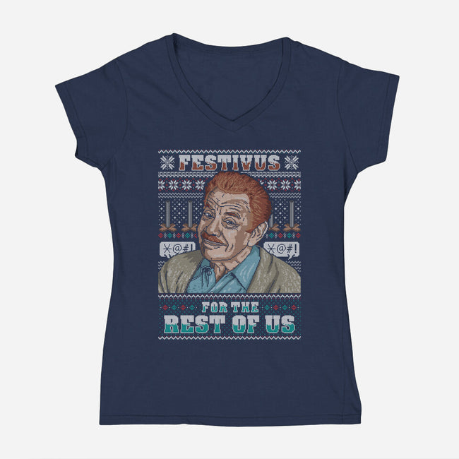 Airing Grievances-womens v-neck tee-CoD Designs