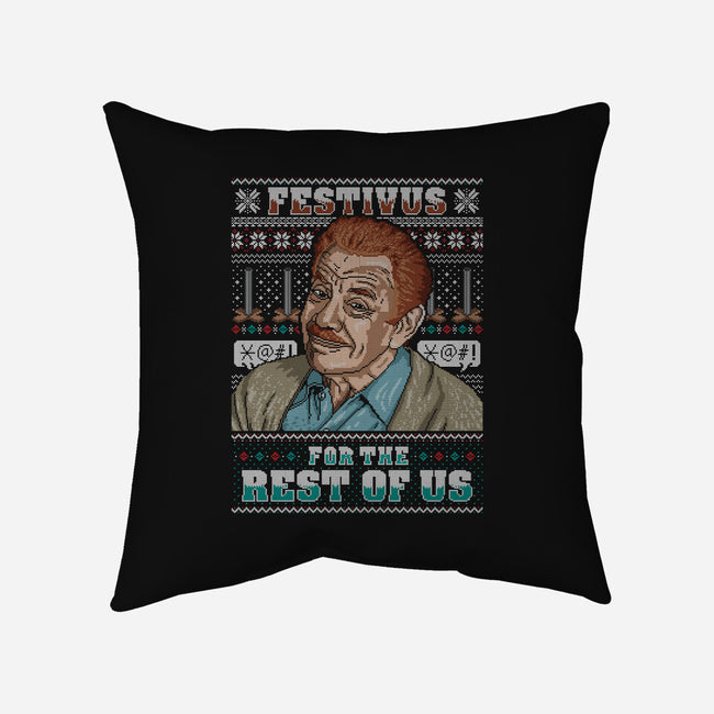 Airing Grievances-none removable cover throw pillow-CoD Designs