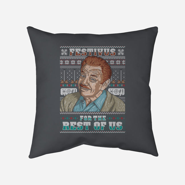 Airing Grievances-none removable cover throw pillow-CoD Designs