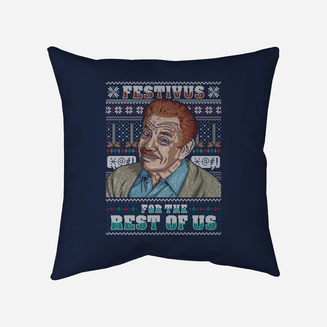 Airing Grievances-none removable cover throw pillow-CoD Designs