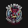 Krampus Babysitting Services-womens fitted tee-Nemons