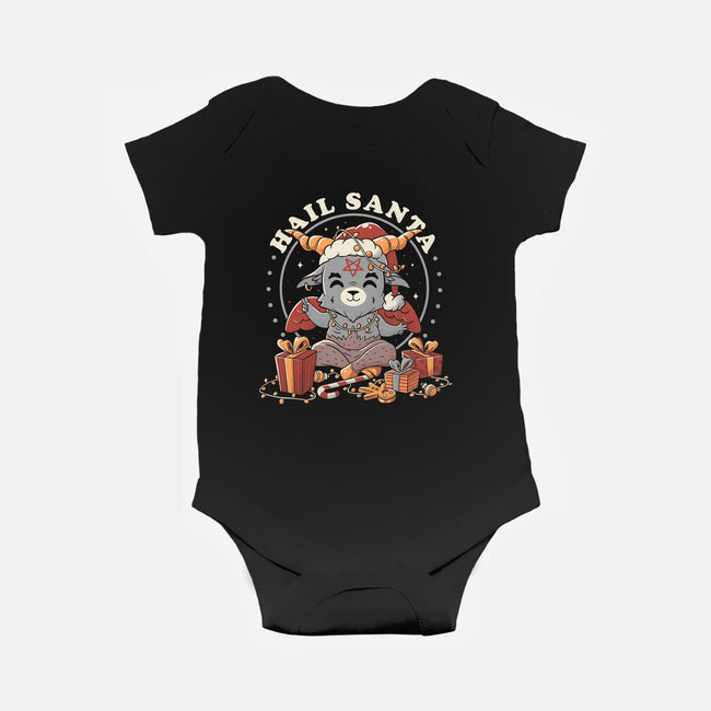 Hail Santa Claus-baby basic onesie-eduely