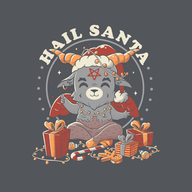 Hail Santa Claus-none non-removable cover w insert throw pillow-eduely