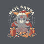 Hail Santa Claus-none non-removable cover w insert throw pillow-eduely
