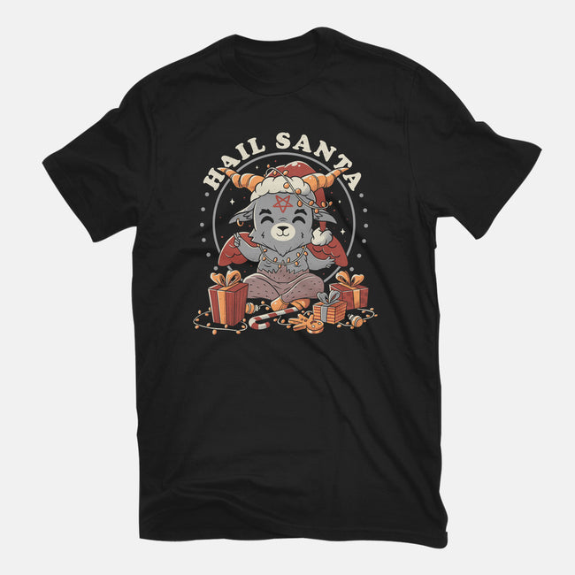 Hail Santa Claus-mens long sleeved tee-eduely