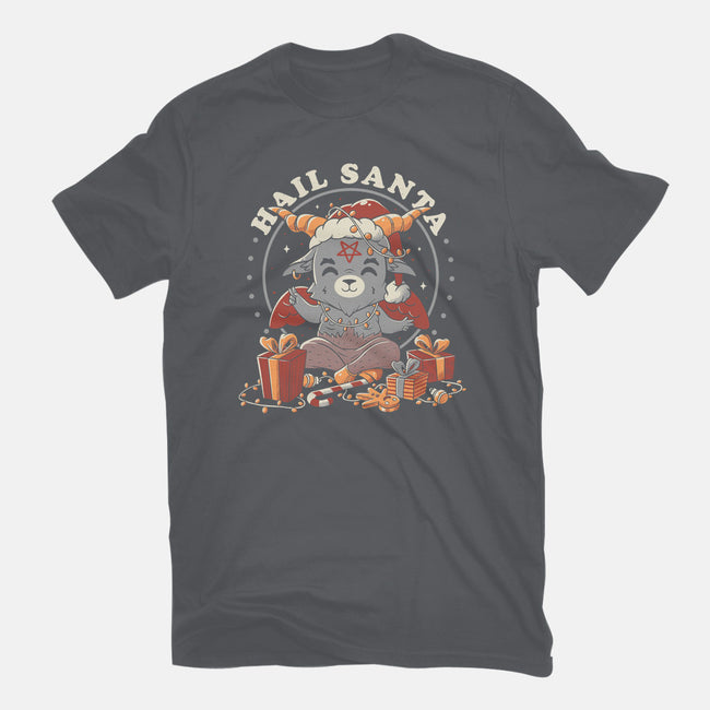 Hail Santa Claus-mens long sleeved tee-eduely