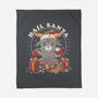 Hail Santa Claus-none fleece blanket-eduely