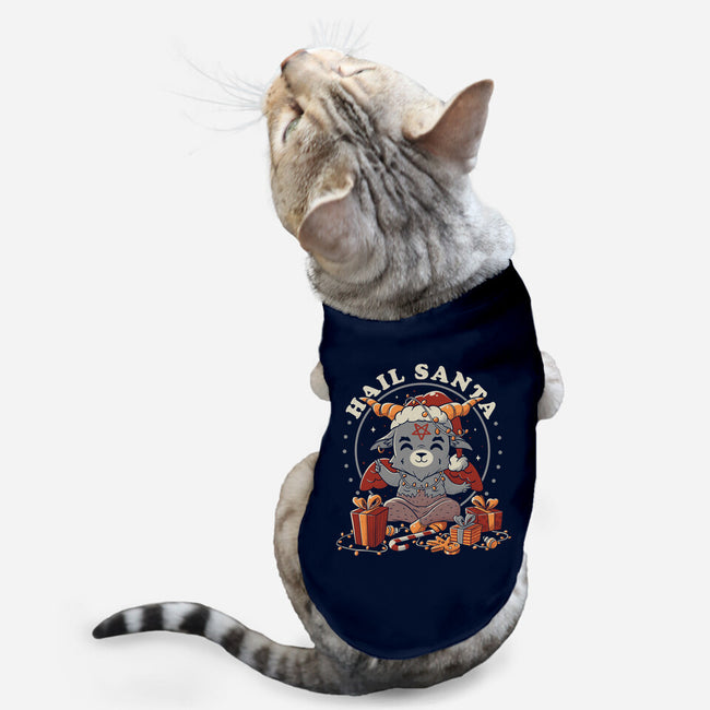 Hail Santa Claus-cat basic pet tank-eduely